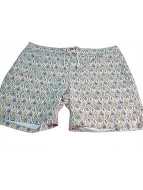 Faherty Brand Banana Leaf Gray Beacon Trunk shorts size 35 EUC